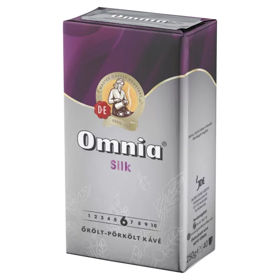 Douwe Egberts Omnia Silk őrölt-pörkölt kávé 250 g Douwe Egberts Omnia Silk őrölt-pörkölt kávé 250 g