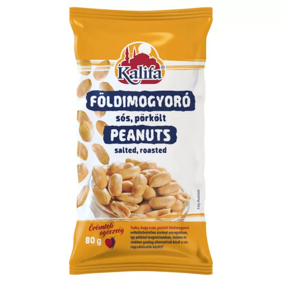 Kalifa sós pörkölt földimogyoró 80 g Kalifa sós pörkölt földimogyoró 80 g