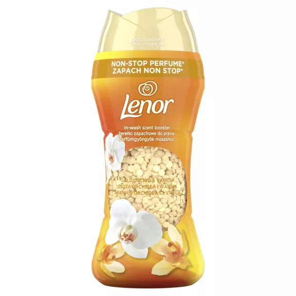 Lenor Illatgyöngy Gold Orchid and Vanilla illatfokozó Parfümgyöngyök 195g Lenor Illatgyöngy Gold Orchid and Vanilla illatfokozó Parfümgyöngyök 195g