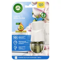   Air Wick Pamut és Fehér Orchidea elektromos légfrissítő készülék és utántöltő 19 ml