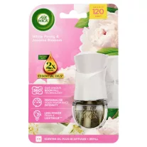   Air Wick Fehér Bazsarózsa és Jázminvirág elektromos légfrissítő készülék és utántöltő 19 ml