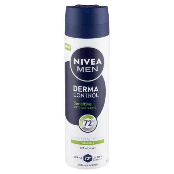 NIVEA MEN Derma Control Sensitive izzadásgátló Deo Spray 150 ml NIVEA MEN Derma Control Sensitive izzadásgátló Deo Spray 150 ml