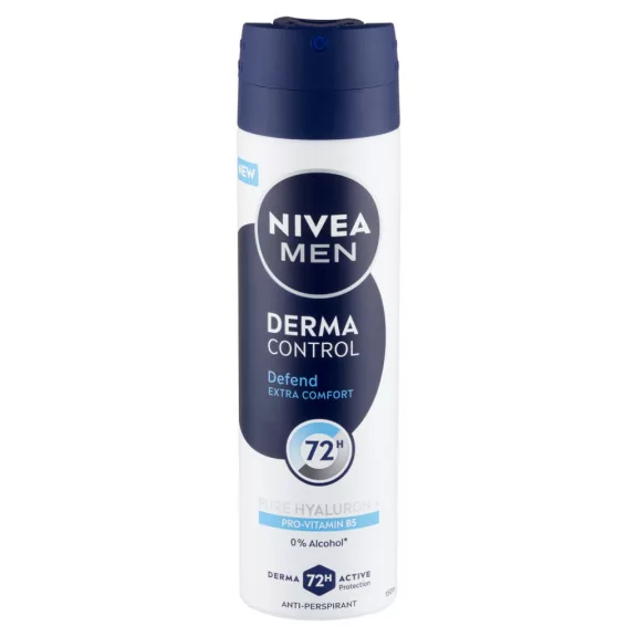 NIVEA MEN Derma Control Defend izzadásgátló Deo Spray 150 ml NIVEA MEN Derma Control Defend izzadásgátló Deo Spray 150 ml