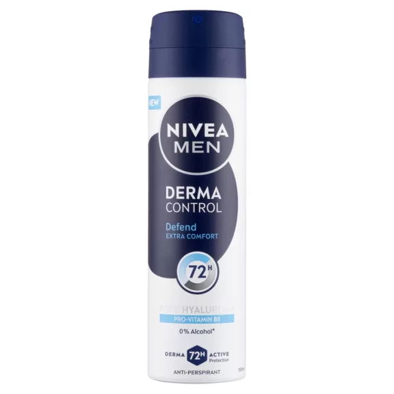 NIVEA MEN Derma Control Defend izzadásgátló Deo Spray 150 ml NIVEA MEN Derma Control Defend izzadásgátló Deo Spray 150 ml