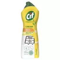   CIF Cleanboost Cream Lemon súrolókrém makacs szennyeződésekre 750ml