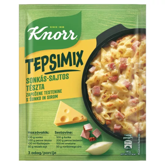 Knorr Tepsimix sonkás-sajtos tészta alap 42 g Knorr Tepsimix sonkás-sajtos tészta alap 42 g
