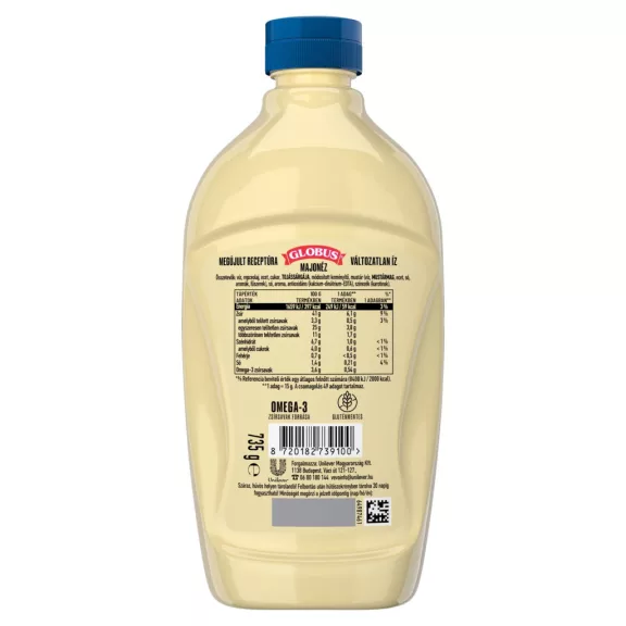 GLOBUS Majonéz 735 g GLOBUS Majonéz 735 g
