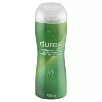 Durex 2in1 bőrnyugtató hatású aloe vera masszázsgél és síkosító 200 ml