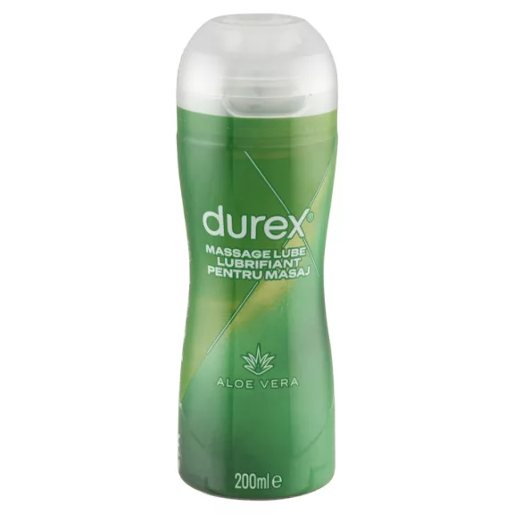 Durex 2in1 bőrnyugtató hatású aloe vera masszázsgél és síkosító 200 ml Durex 2in1 bőrnyugtató hatású aloe vera masszázsgél és síkosító 200 ml