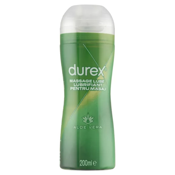 Durex 2in1 bőrnyugtató hatású aloe vera masszázsgél és síkosító 200 ml Durex 2in1 bőrnyugtató hatású aloe vera masszázsgél és síkosító 200 ml