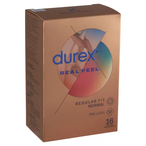 Durex Durex Real Feel latexmentes óvszer 16db Durex Durex Real Feel latexmentes óvszer 16db