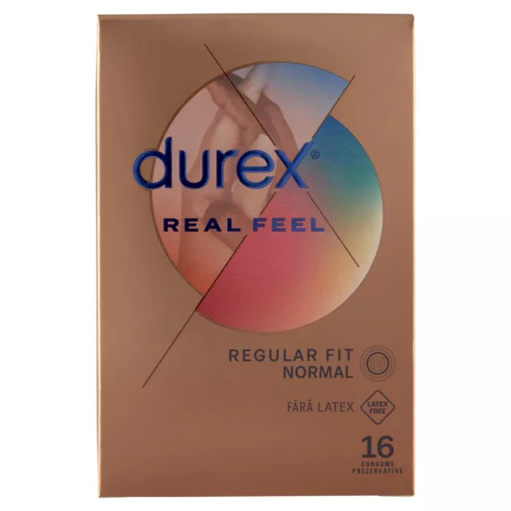 Durex Durex Real Feel latexmentes óvszer 16db Durex Durex Real Feel latexmentes óvszer 16db