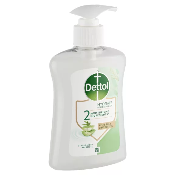 Dettol Aloe Vera és Bambusz folyékony szappan Pumpás adagolóval 250 ml Dettol Aloe Vera és Bambusz folyékony szappan Pumpás adagolóval 250 ml