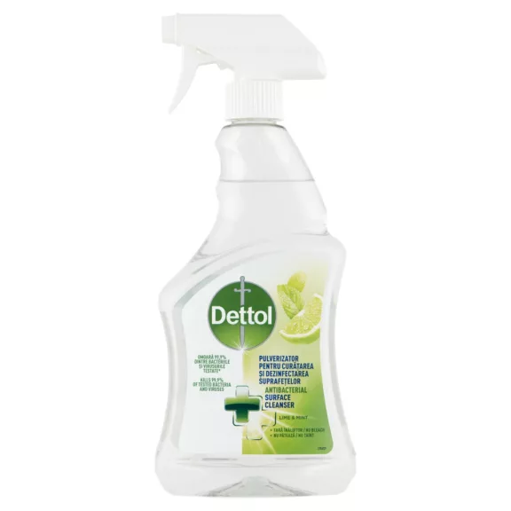 Dettol Lime & Menta antibakteriális felülettisztító spray 500 ml Dettol Lime & Menta antibakteriális felülettisztító spray 500 ml
