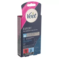 Veet Expert használatra kész hideggyanta szalagok – Arcra, érzékeny bőrre 20 db