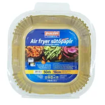   MAZZINI PREMIUM Air Fryer sütőpapír 50 db szögletes 16 cm