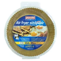 MAZZINI PREMIUM Air Fryer sütőpapír 50 db kerek 20 cm