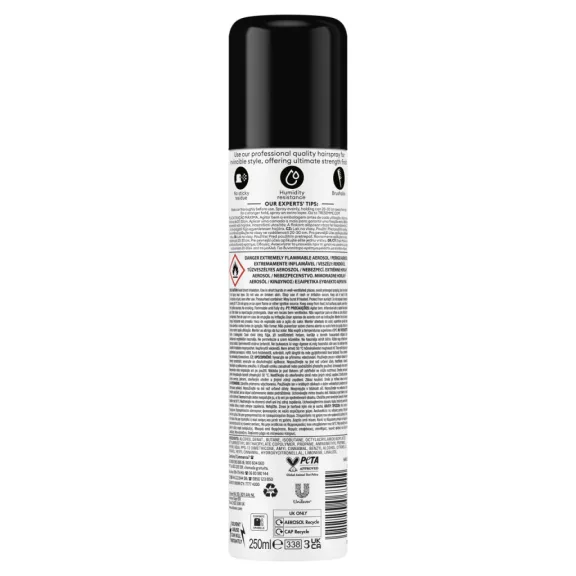 TRESemmé Freeze Hold extrém erős tartást adó hajlakk 250 ml TRESemmé Freeze Hold extrém erős tartást adó hajlakk 250 ml