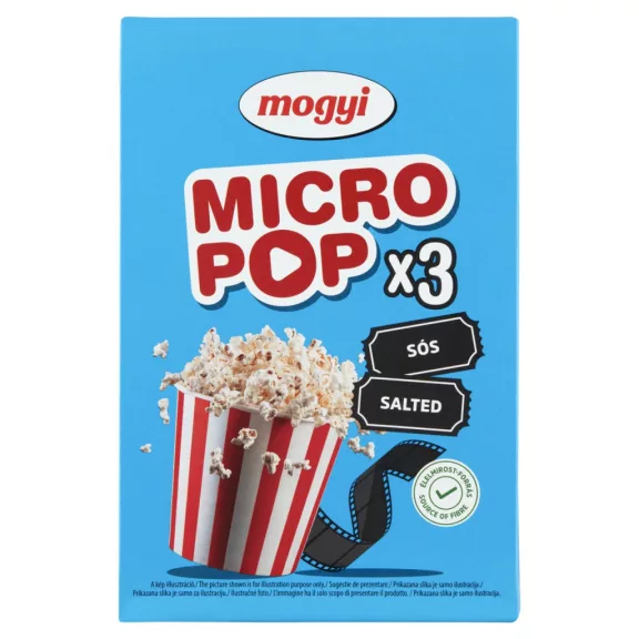 Mogyi Micro Pop sós pattogatni való kukorica 3 x 100 g (300 g) Mogyi Micro Pop sós pattogatni való kukorica 3 x 100 g (300 g)