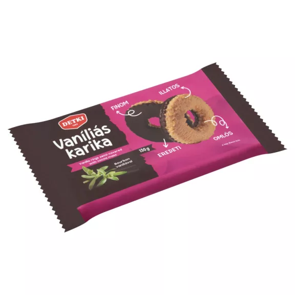 Detki vaníliás karika bourbon vaníliával 150 g Detki vaníliás karika bourbon vaníliával 150 g
