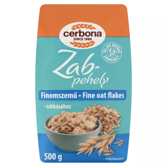 Cerbona finomszemű zabpehely 500 g Cerbona finomszemű zabpehely 500 g