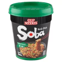  Nissin Soba Poharas instant tésztaétel teriyaki ízesítéssel 90g