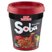  Nissin Soba Poharas instant tésztaétel chili ízesítéssel 92g