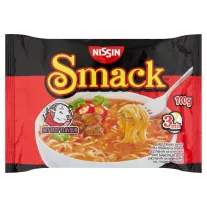 Nissin Smack csípős marhahúsos instant tésztaleves 100g