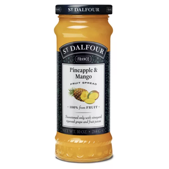 St. Dalfour ananász & mangó lekvár 284 g St. Dalfour ananász & mangó lekvár 284 g