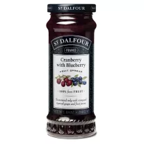 St. Dalfour vörösáfonya & kékáfonya lekvár 284 g