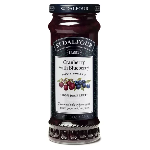 St. Dalfour vörösáfonya & kékáfonya lekvár 284 g St. Dalfour vörösáfonya & kékáfonya lekvár 284 g