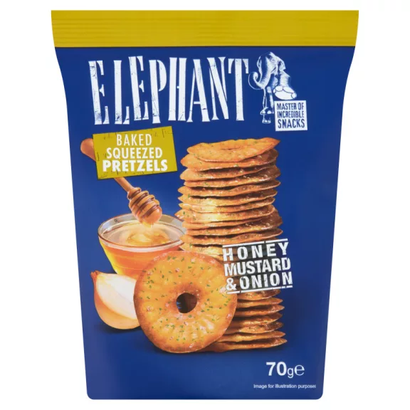 ELEPHANT chips tallér 70g méz-must-hagym ELEPHANT chips tallér 70g méz-must-hagym