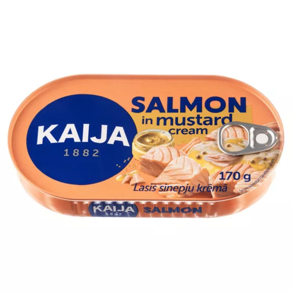 Kaija Lazac darabok Mustáros szószban 170 g Kaija Lazac darabok Mustáros szószban 170 g