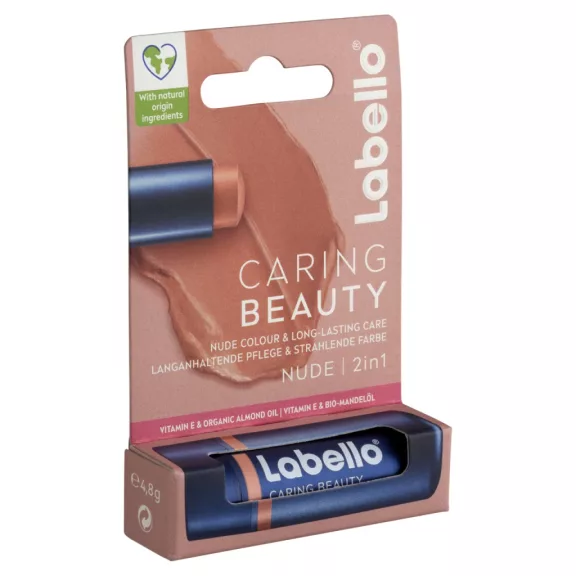 Labello Caring Beauty Nude színezett ajakápoló 4,8 g