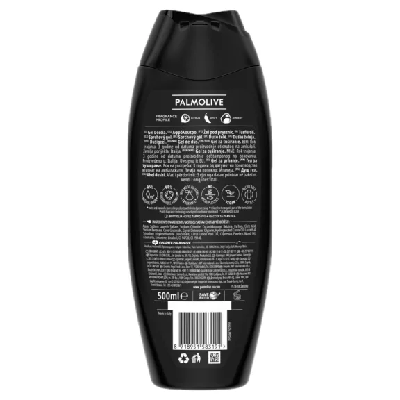Palmolive Men Intense Spice Up 5in1 férfi tusfürdő 500ml Palmolive Men Intense Spice Up 5in1 férfi tusfürdő 500ml