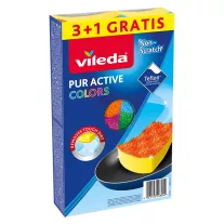 VILEDA Color Pur Active mosogatószivacs 4 db (3+1)