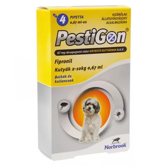 PestiGon Spot on kutya S 4x 2-10kg AUV PestiGon Spot on kutya S 4x 2-10kg AUV