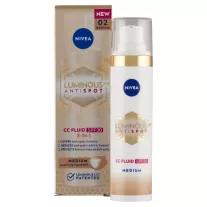 NIVEA Luminous630 pigmentfoltok elleni CC fluid FF30 Közepes 40 ml