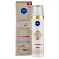 NIVEA Luminous630 pigmentfoltok elleni CC fluid FF30 Világos 40 ml