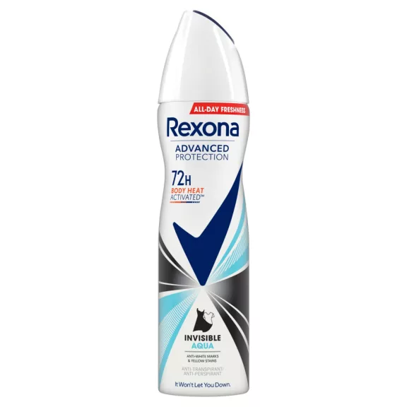 REXONA deo 150 ml Advanced Protection Invisible Aqua REXONA deo 150 ml Advanced Protection Invisible Aqua