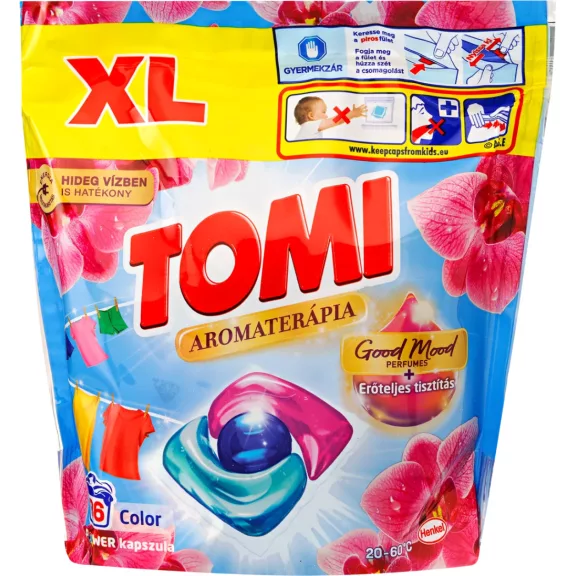 Tomi Power Caps mosókapszula 36 db Aromaterápia Orchidea & makadámia Tomi Power Caps mosókapszula 36 db Aromaterápia Orchidea & makadámia