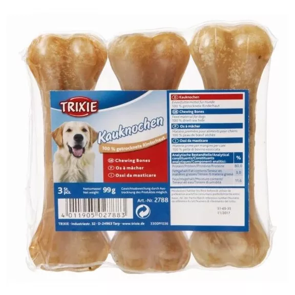 Trixie Jutalomfalat Préselt Csont 33gr/11cm 3db/Csomag Trixie Jutalomfalat Préselt Csont 33gr/11cm 3db/Csomag