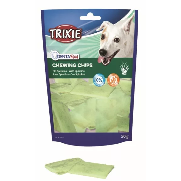 Trixie Jutalomfalat Denta Fun Rágó Chips Light Algás 50gr Trixie Jutalomfalat Denta Fun Rágó Chips Light Algás 50gr