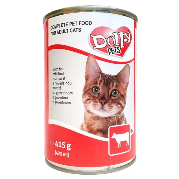 Dolly Cat konzerv marha 415g Dolly Cat konzerv marha 415g