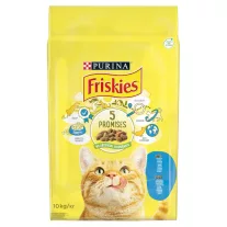 Purina Friskies Lazaccal és hozzáadott zöldségekkel száraz macskaeledel 10 kg