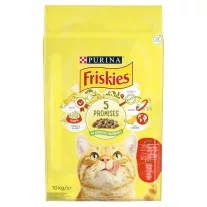   Purina Friskies marhával, csirkével és zöldségekkel száraz macskaeledel 10 kg