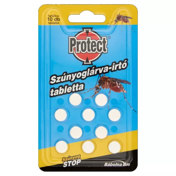 PROTECT szúnyoglárvairtó tabletta 0,5 gr 10*0,5g PROTECT szúnyoglárvairtó tabletta 0,5 gr 10*0,5g