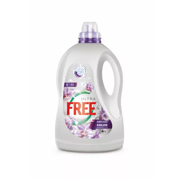Ultra Free mosógél 4 l Orchid Color (80 mosás) Ultra Free mosógél 4 l Orchid Color (80 mosás)