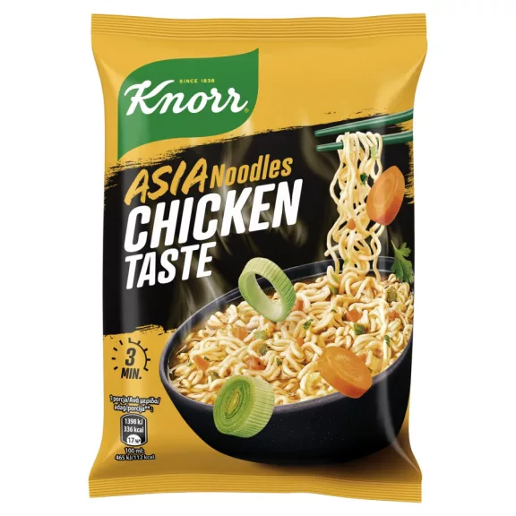 KNORR Snacky Csirkés ázsiai instant tészta 70g KNORR Snacky Csirkés ázsiai instant tészta 70g