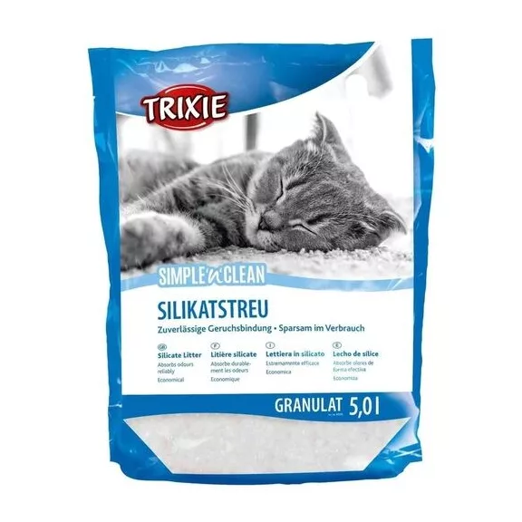 Trixie Macskaalom Szilikonos Granulátum 5l Trixie Macskaalom Szilikonos Granulátum 5l